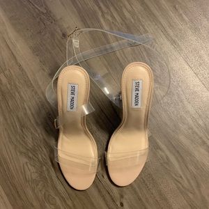 Clear Steve Madden Heels